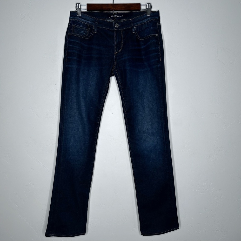 Driftwood Skinny Straight Denim Jeans Size 28 Mid Rise Dark Wash Bohemian